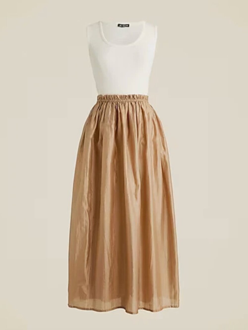 Gathered Waist Mixy Dress - Size M